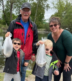 cliff and kids fishing 2024